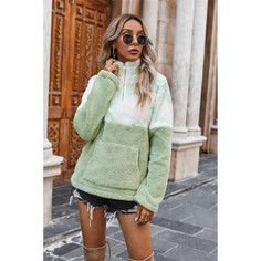 Women's Tie-Dye Teddy Fur Sweater product